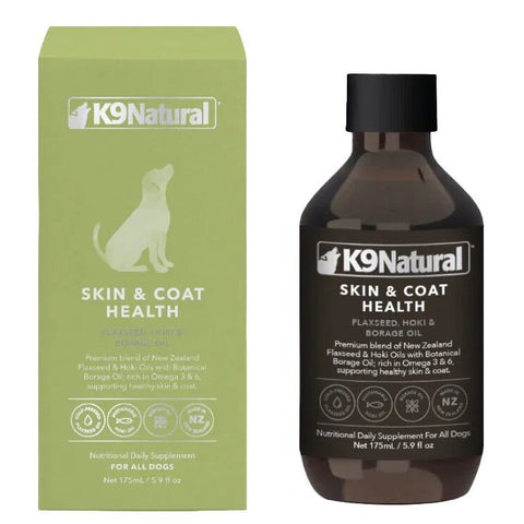 K9 Natural - 亞麻仁油＋藍冰鱈魚油 皮膚健康 | 狗保健品 175ml #800296 K9 Natural