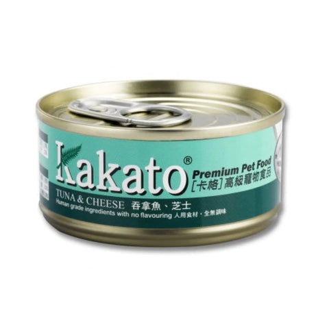 特價品 Kakato - 鮪魚與乳酪（狗和貓通用）罐頭 Tuna & Cheese Dogs & Cats Canned 70g