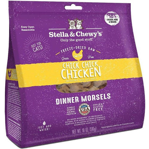 Stella & Chewys 貓凍乾脫水肉粒 - 籠外鳳鳯 雞肉 配方