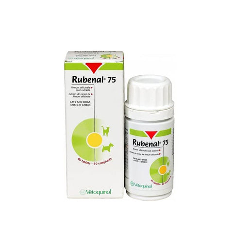 Vetoquinol Rubenal 75 貓犬用腎臟補充劑 60粒