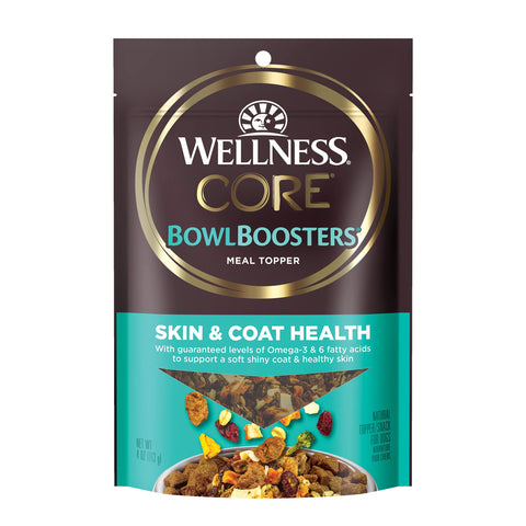 Wellness CORE® Bowl Boosters® 開胃補充品 狗 - 毛髮健康配方 4oz 湖水綠色