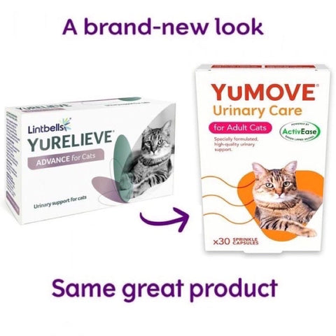 YuRELIEVE 天然泌尿系統保健品 (30粒裝) YuRELIEVE ADVANCE for CATS (30caps)
