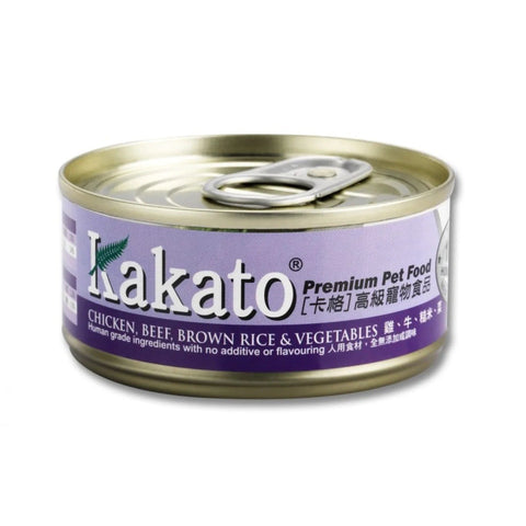 Kakato - Chicken, Beef, Brown Rice & Vegetables (Dogs & Cats) Canned