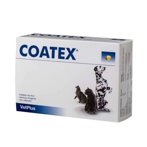VetPlus - Coatex Caps 皮膚毛髮保健膠囊 (Skin & Coat Supplement For Dogs & Cats)