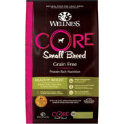 Wellness CORE 無穀物狗乾糧 - 小型犬 - 健康體重 - 火雞和雞配方 4lb