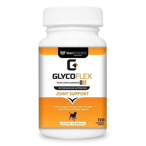 VetriScience - Glyco Flex 3 狗隻關節保健咀嚼片 (120粒-樽裝)