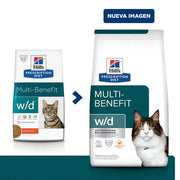 Hill's - 貓用多種管理配方 / W/D Feline Multi-Benefit Digestive/Weight/Glucose/Urinary Management With Chicken
