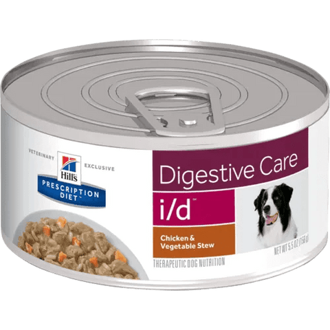 HILL'S - 犬用ID腸胃保健配方 (雞肉燉蔬菜味) 5.5安士 / CANINE I/D DIGESTIVE CARE Chicken & Vegetable Stew CANNED 5.5OZ