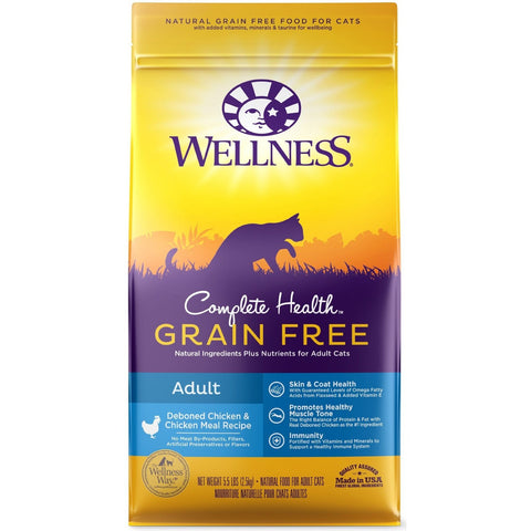 Wellness Complete 天然貓乾糧 - 無穀物雞肉配方 5.5lb