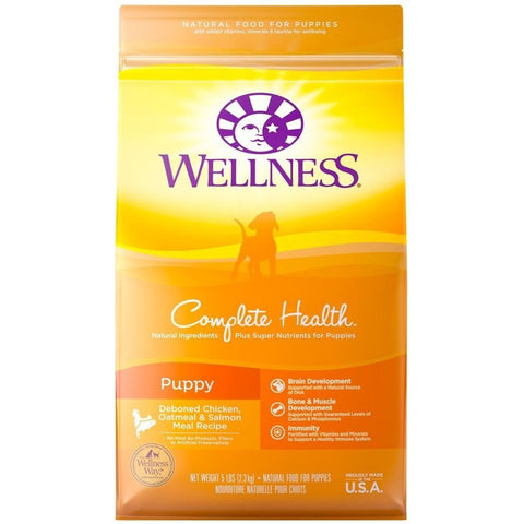 Wellness 美國幼犬乾糧 - Complete Health - 無骨雞肉及三文魚配方 5lb