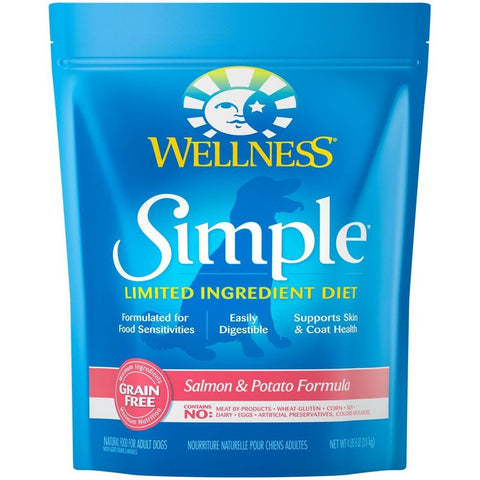 Wellness Simple 無穀物防敏感狗乾糧 - 三文魚配方 10.5lb