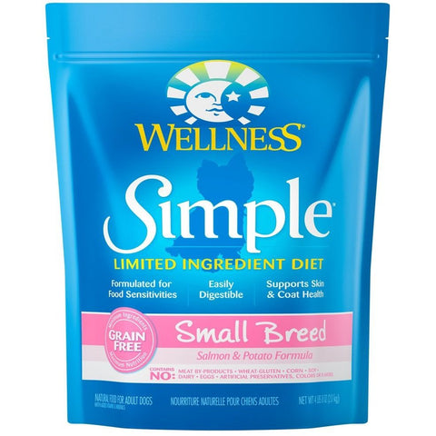 Wellness Simple 無穀物狗乾糧 - 小型犬 - 三文魚 4.5lb